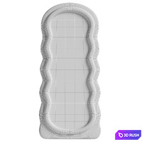 Mirror 08 3D Model Vray, Corona