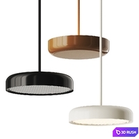 Zero Loud Pendant Lamp 3D Model Vray, Corona