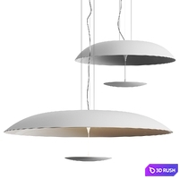 Karman Blanco Pendant Lamps 3D Model Vray, Corona