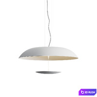 Karman Blanco Pendant Lamps 3D Model Vray, Corona