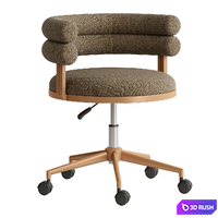 Office chair Ponty 3D Model Vray, Corona