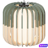 Pendant lamp Grontri Wood 3D Model Corona