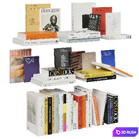 108 Set of Multicolored Books | Softcover 3D Model Vray, Corona