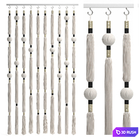 Macrame Curtain 3D Model Vray, Corona