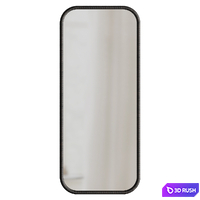 Rattan Style Wall Mirror 3D Model Corona