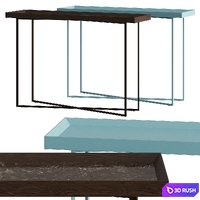 Dall Agnese Slash Console Table 3D Model Vray, Corona