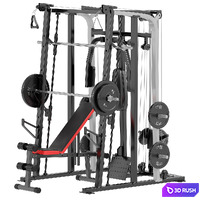 Multifunctional strength training machine 3D Model Corona