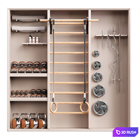 Gym equipment 03 3D Model Corona