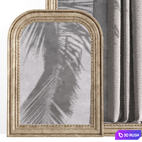 Set of mirrors Afsan_2, La Redoute 3D Model Vray, Corona