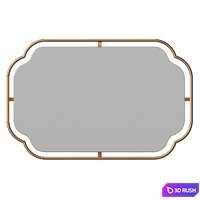 Craiova Wall Mirror by Pottery Barn 3D Model Vray, Corona