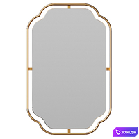 Craiova Wall Mirror by Pottery Barn 3D Model Vray, Corona
