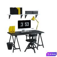 IKEA set # 14 3D Model Vray