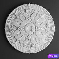 Rosette_R4 3D Model Vray