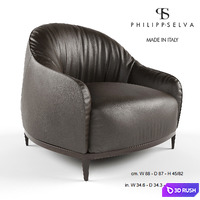ARMCHAIR BALI 3D Model Vray