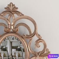 Howard Elliott Antoinette Mirror 3D Model Vray