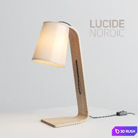 Table lamp LUCIDE NORDIC 3D Model Vray