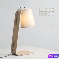 Table lamp LUCIDE NORDIC 3D Model Vray