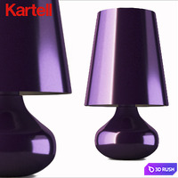 KARTELL Cindy Table Lamp, Purple 3D Model Corona