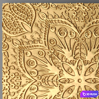 Rosette 3D Model Vray