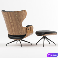 BD Barcelona Design LOUNGER 3D Model Corona