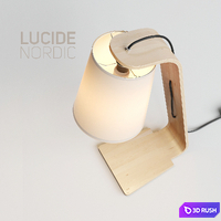 Table lamp LUCIDE NORDIC 3D Model Vray