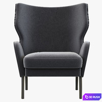 Sits Alex Armchair 3D Model Vray