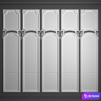 Stucco decor 3D Model Corona