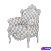 Classic chair 3D Model Corona