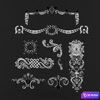 Thread 3D Model Vray