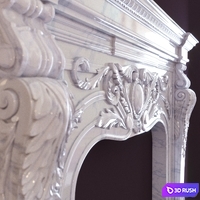 Portal marble fireplace 3D Model Corona