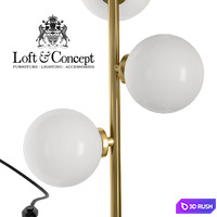 Table lamp Bubble Chandelier Table Lamp 3D Model Vray