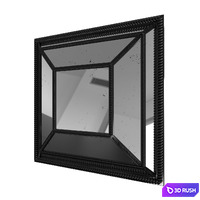 Mirror of Eichholtz Rio Nero 3D Model Vray