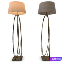 BRISA floor lamp. Pusha, Chelsea Interiors 5576 3D Model Corona
