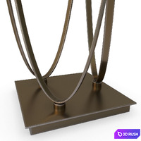 BRISA floor lamp. Pusha, Chelsea Interiors 5576 3D Model Corona