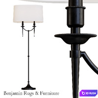 Robert Abbey Cedric Floor Lamp.1 3D Model