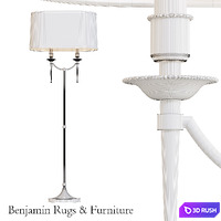 Robert Abbey Cedric Floor Lamp.1 3D Model Corona