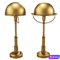 CARTHAGE MINI LAMP IN NATURAL BRASS RL 3D Model