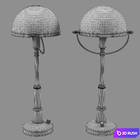 CARTHAGE MINI LAMP IN NATURAL BRASS RL 3D Model Vray