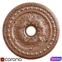 Fretwork for the ceiling 08 3D Model Corona