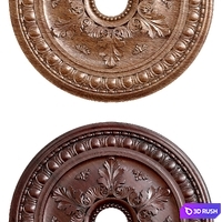 Fretwork for the ceiling 08 3D Model Corona