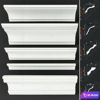 Set of cornices Europlast_2 3D Model Vray