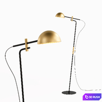 Pullout floor lamp 3D Model Corona