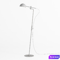 Pullout floor lamp 3D Model Corona