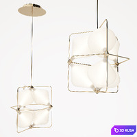 Lasvit - Clover Lamp 3D Model Vray