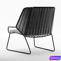 Cage Lounge Product Sheet 3D Model Vray, Corona
