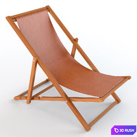 Leather Sling Chair 3D Model Vray