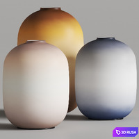 Cappellini Arya Floor Lamps 3D Model Vray, Corona