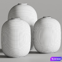 Cappellini Arya Floor Lamps 3D Model Vray, Corona
