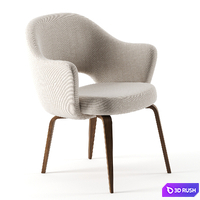 Saarinen Executive Armchair by Knoll 3D Model Corona