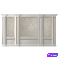 Wall paneling Decorative plaster 3D Model